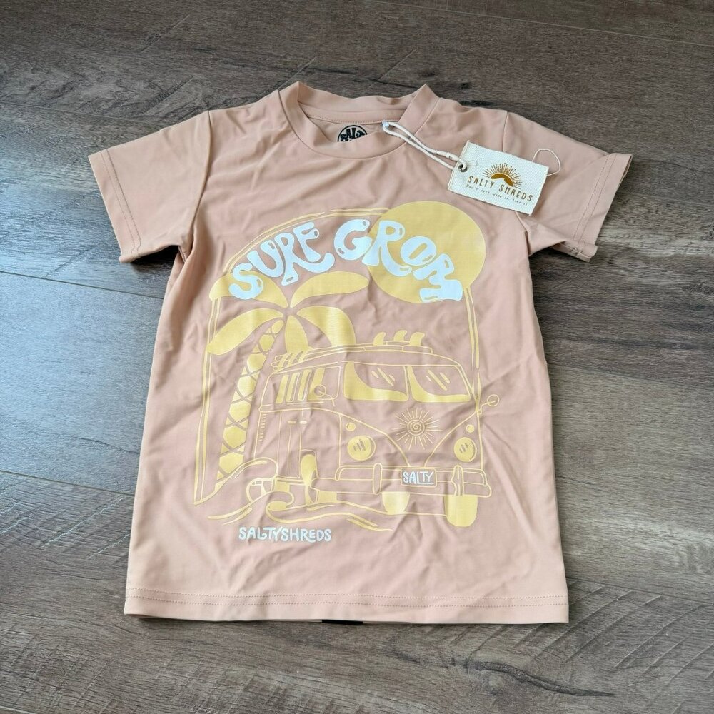 5-6Y Salty Shreds Swim Top NWT